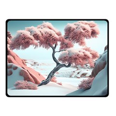 Color Snow Mountain Pretty Fleece Blanket (small) by Ravend