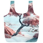 Color Snow Mountain Pretty Full Print Recycle Bag (XL) Front