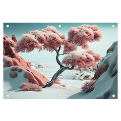 Color Snow Mountain Pretty Banner And Sign 6  X 4  by Ravend