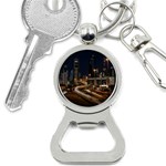 Skyscrapers Buildings Skyline Bottle Opener Key Chain Front