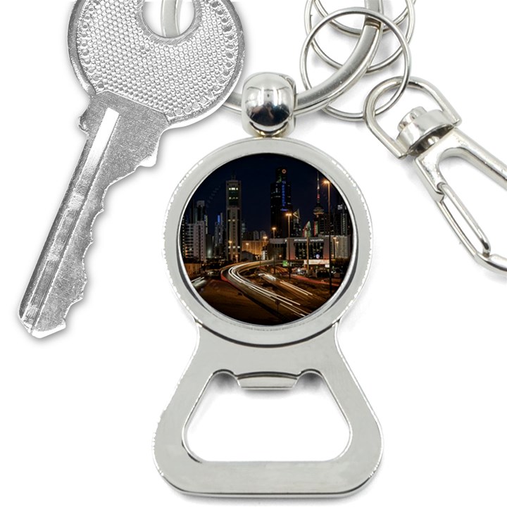 Skyscrapers Buildings Skyline Bottle Opener Key Chain