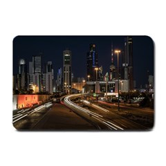 Skyscrapers Buildings Skyline Small Doormat by Ravend