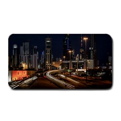 Skyscrapers Buildings Skyline Medium Bar Mat by Ravend