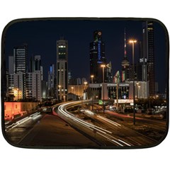 Skyscrapers Buildings Skyline Fleece Blanket (Mini)