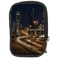 Skyscrapers Buildings Skyline Compact Camera Leather Case by Ravend