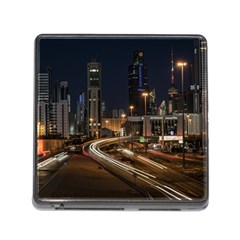 Skyscrapers Buildings Skyline Memory Card Reader (square 5 Slot) by Ravend