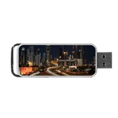 Skyscrapers Buildings Skyline Portable USB Flash (Two Sides)