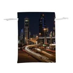 Skyscrapers Buildings Skyline Lightweight Drawstring Pouch (m) by Ravend