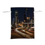 Skyscrapers Buildings Skyline Lightweight Drawstring Pouch (M) Front