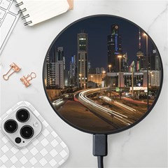 Skyscrapers Buildings Skyline Wireless Fast Charger(black) by Ravend