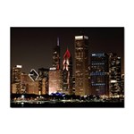 Chicago City Architecture Downtown Sticker A4 (10 pack) Front