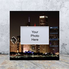 Chicago City Architecture Downtown White Box Photo Frame 4  X 6  by Ravend