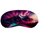 Ai Generated Mountain Ocean Lava Sleeping Mask Front