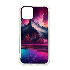 Ai Generated Mountain Ocean Lava Iphone 11 Pro 5 8 Inch Tpu Uv Print Case