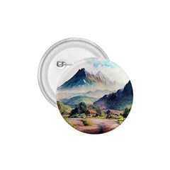 Countryside Trees Grass Mountain 1 75  Buttons by Ravend