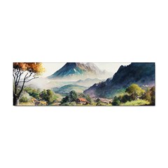 Countryside Trees Grass Mountain Sticker (bumper)