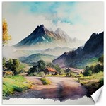 Countryside Trees Grass Mountain Canvas 16  x 16  15.2 x15.41  Canvas - 1