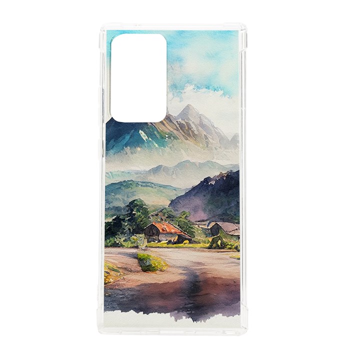 Countryside Trees Grass Mountain Samsung Galaxy Note 20 Ultra TPU UV Case