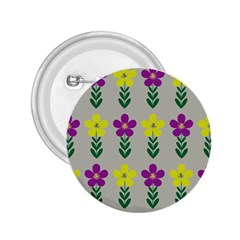 Pattern Flowers Art Creativity 2.25  Buttons