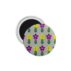 Pattern Flowers Art Creativity 1.75  Magnets