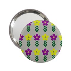 Pattern Flowers Art Creativity 2.25  Handbag Mirrors