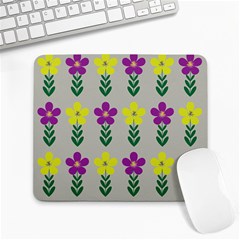 Pattern Flowers Art Creativity Large Mousepad