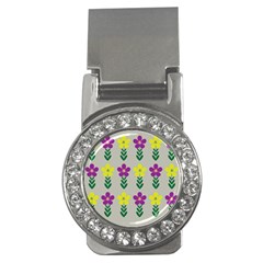 Pattern Flowers Art Creativity Money Clips (CZ) 