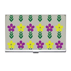 Pattern Flowers Art Creativity Business Card Holder