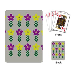 Pattern Flowers Art Creativity Playing Cards Single Design (rectangle) by Uceng