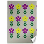 Pattern Flowers Art Creativity Canvas 12  x 18  11.88 x17.36  Canvas - 1