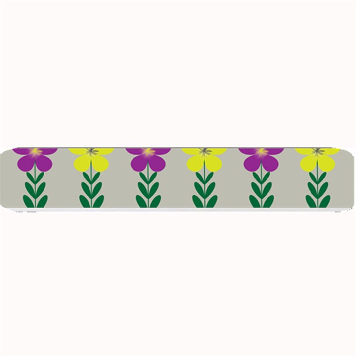 Pattern Flowers Art Creativity Small Bar Mat