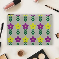 Pattern Flowers Art Creativity Cosmetic Bag (Large)