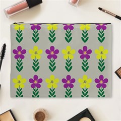 Pattern Flowers Art Creativity Cosmetic Bag (XL)