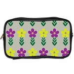 Pattern Flowers Art Creativity Toiletries Bag (Two Sides) Back