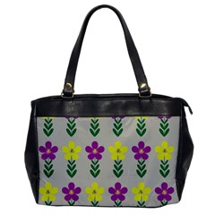 Pattern Flowers Art Creativity Oversize Office Handbag