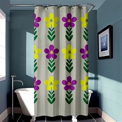 Pattern Flowers Art Creativity Shower Curtain 36  x 72  (Stall) 