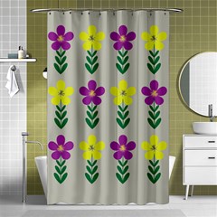 Pattern Flowers Art Creativity Shower Curtain 48  x 72  (Small) 