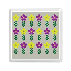 Pattern Flowers Art Creativity Memory Card Reader (Square)