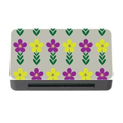 Pattern Flowers Art Creativity Memory Card Reader with CF