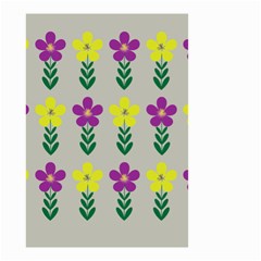 Pattern Flowers Art Creativity Small Garden Flag (two Sides) by Uceng