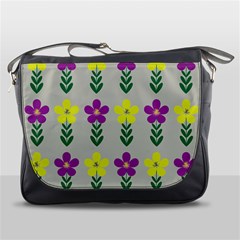 Pattern Flowers Art Creativity Messenger Bag