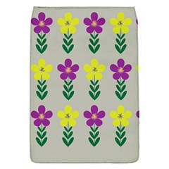 Pattern Flowers Art Creativity Removable Flap Cover (S)