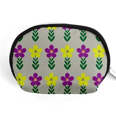 Pattern Flowers Art Creativity Accessory Pouch (Medium)