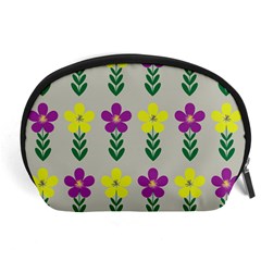 Pattern Flowers Art Creativity Accessory Pouch (Large)