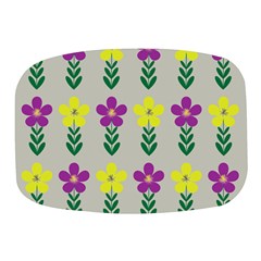 Pattern Flowers Art Creativity Mini Square Pill Box