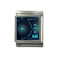 Sci Fi Computer Screen Italian Charm (13mm) by Uceng