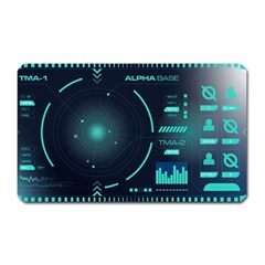 Sci Fi Computer Screen Magnet (rectangular) by Uceng