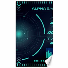 Sci Fi Computer Screen Canvas 40  X 72 