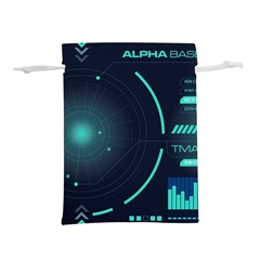 Sci Fi Computer Screen Lightweight Drawstring Pouch (m) by Uceng