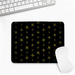 Symbols Gold Background Metallic Small Mousepad by Uceng